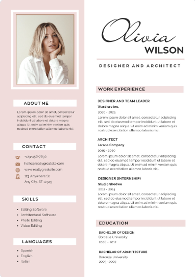 Professional CV Sample 13